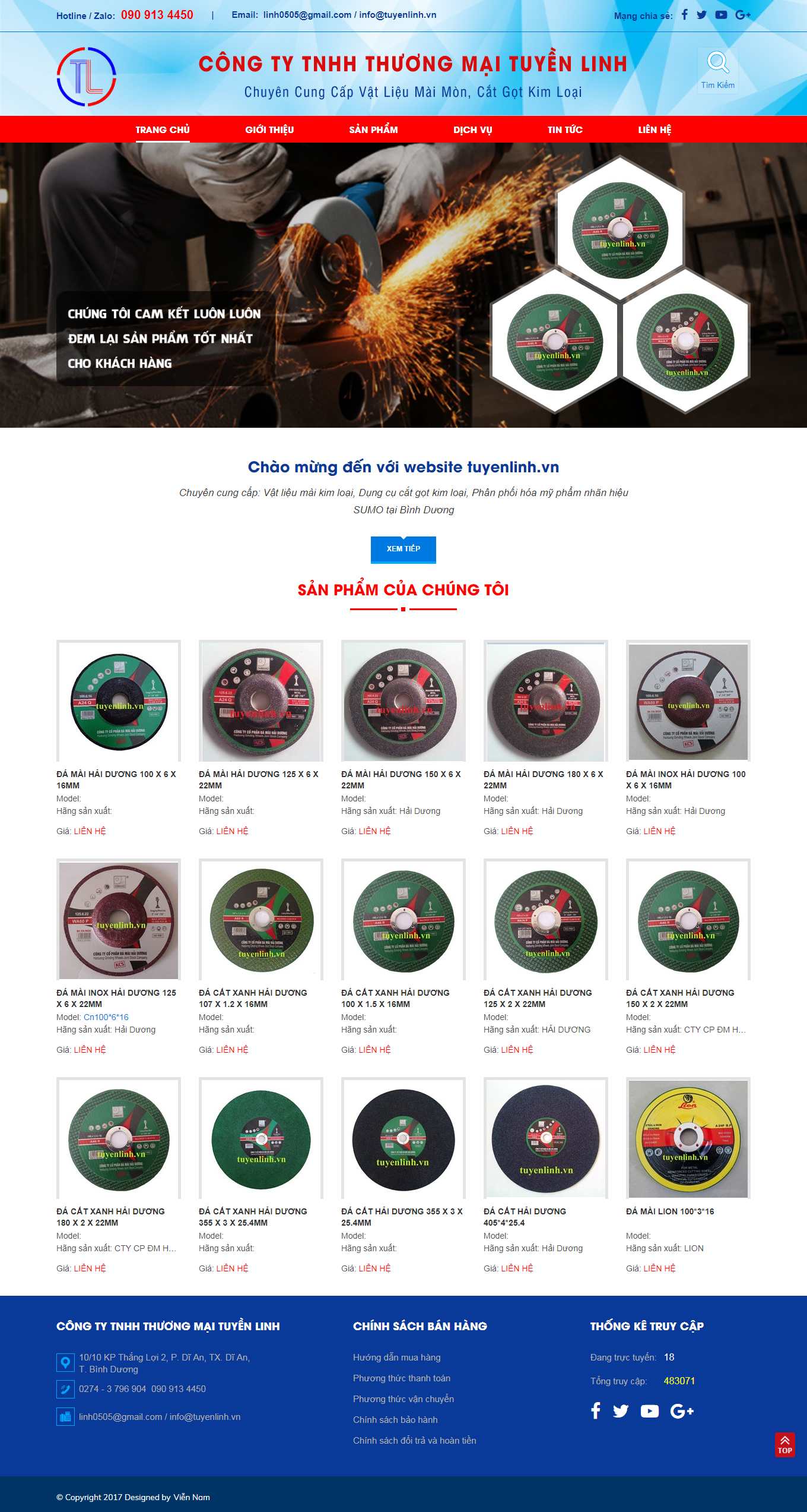 [sites] Thiết kế Website Web bán hàng miễn phí - tuyenlinhvn