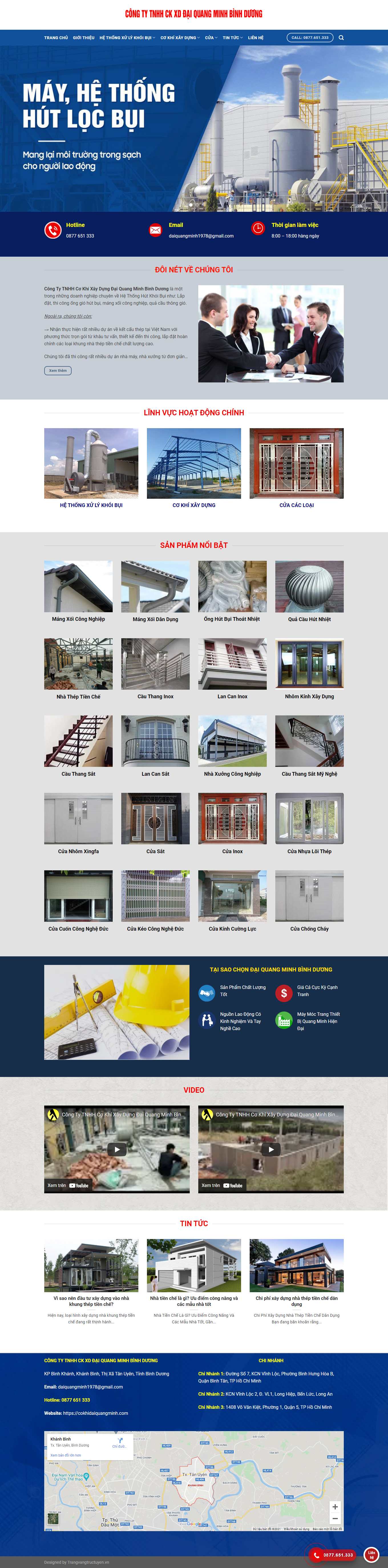 [sites] Thiết kế Website Web bán hàng miễn phí - cokhidaiquangminhcom