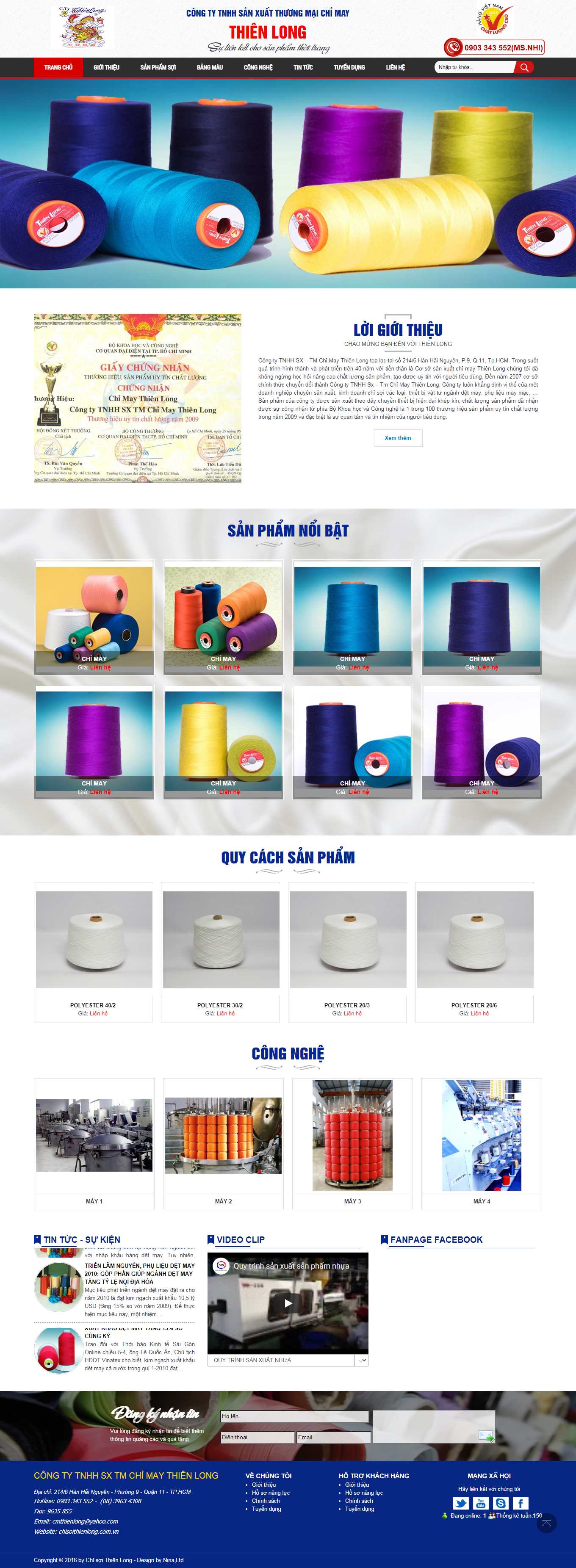 [sites] Thiết kế Website Web bán hàng miễn phí - chisoithienlongcomvn