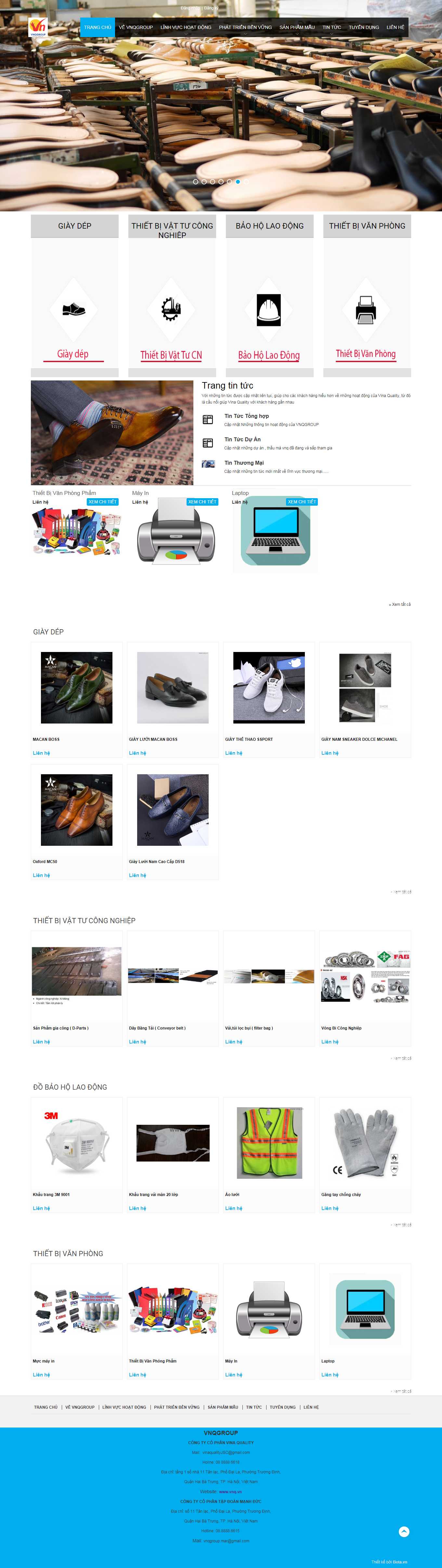 Thiết kế Website Web chuyên nghiệp giá rẻ - wwwvnqvn