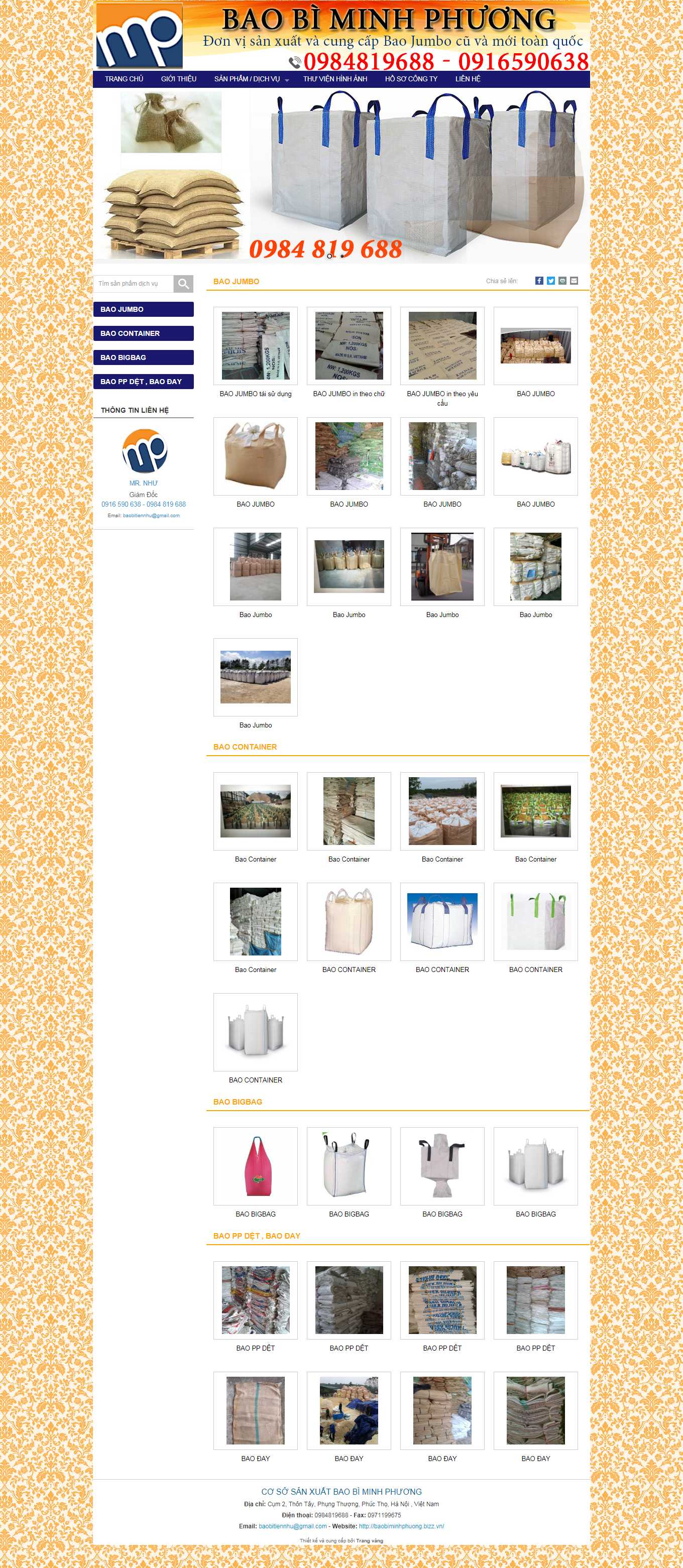 Thiết kế Website Web chuyên nghiệp giá rẻ - baobiminhphuongcom