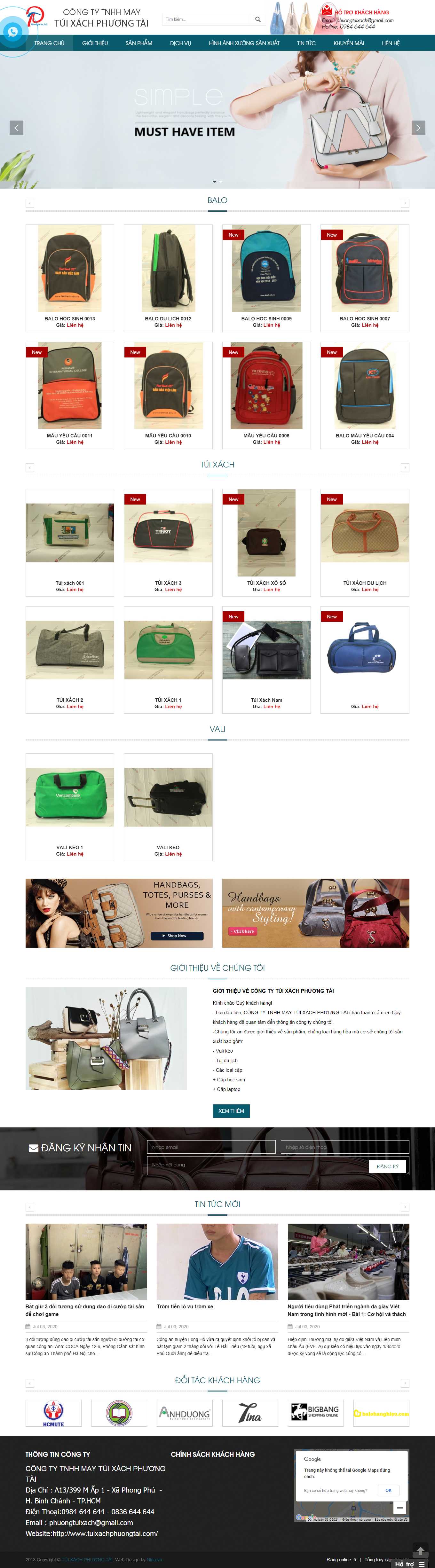 [pstours] Thiết kế Website Web du lịch chuyên nghiệp - wwwtuixachphuongtaicom