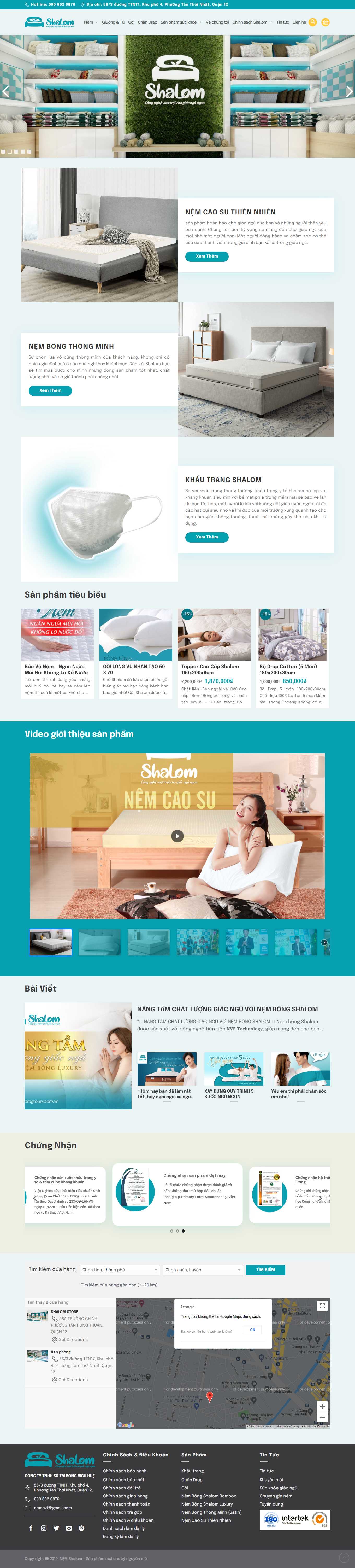 [olug] Thiết kế Website Web giới thiệu sản phẩm - shalomgroupvn