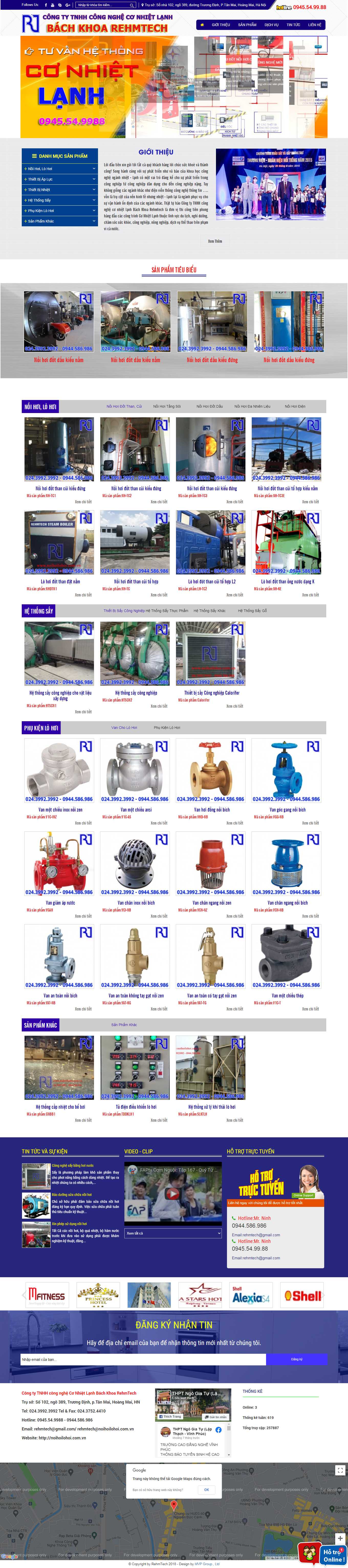 [olug] Thiết kế Website Web giới thiệu sản phẩm - noihoilohoicomvn