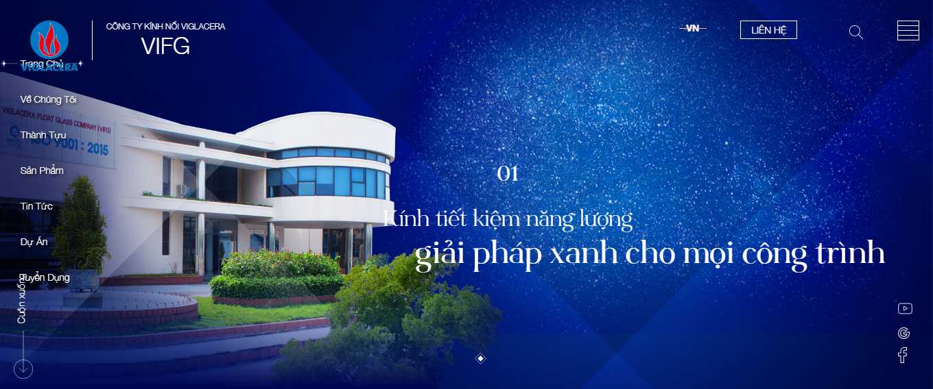 [olug] Thiết kế Website Web giới thiệu sản phẩm - vifgcomvn