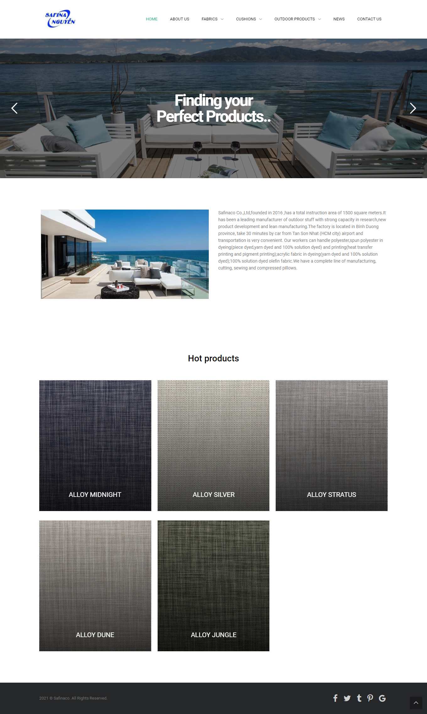 [tranquangcorp] Thiết kế Website Web giới thiệu doanh nghiệp - safinacocom