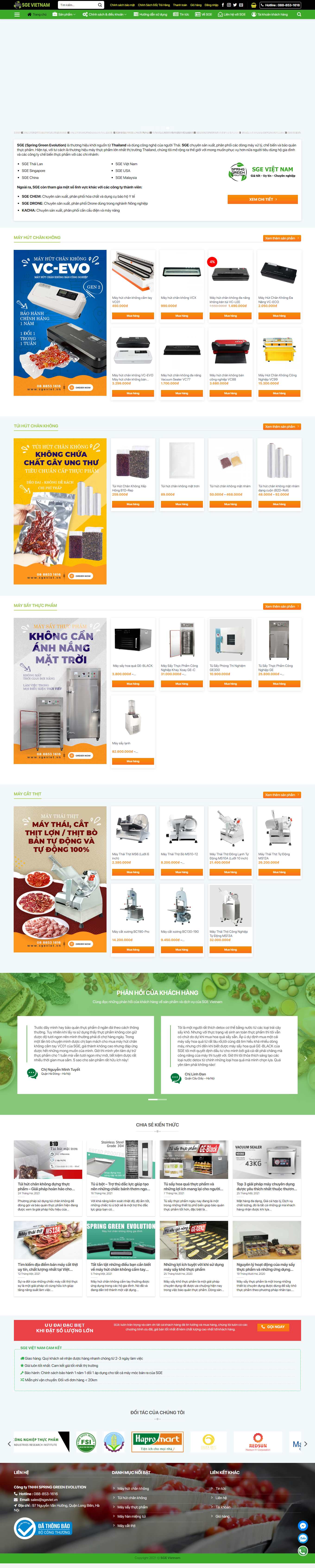 [tranquangcorp] Thiết kế Website Web giới thiệu doanh nghiệp - sgevietvn