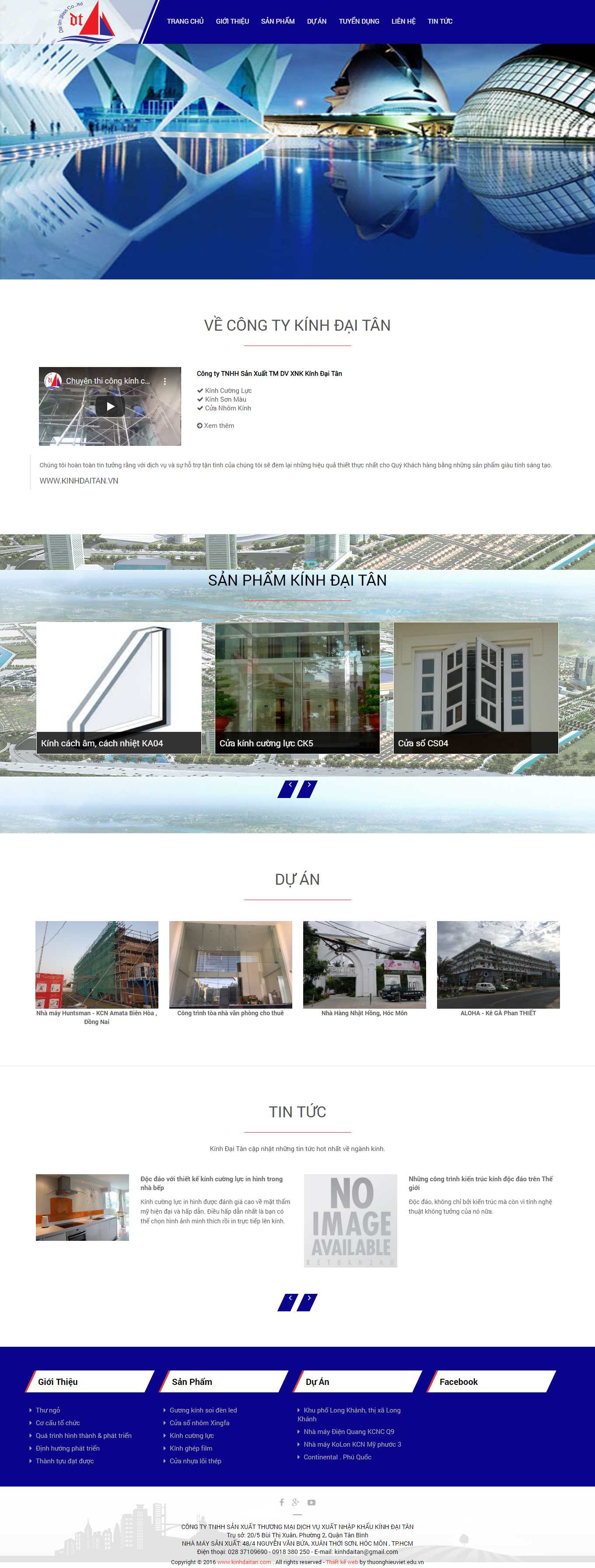 [tranquangcorp] Thiết kế Website Web giới thiệu doanh nghiệp - wwwkinhdaitancom