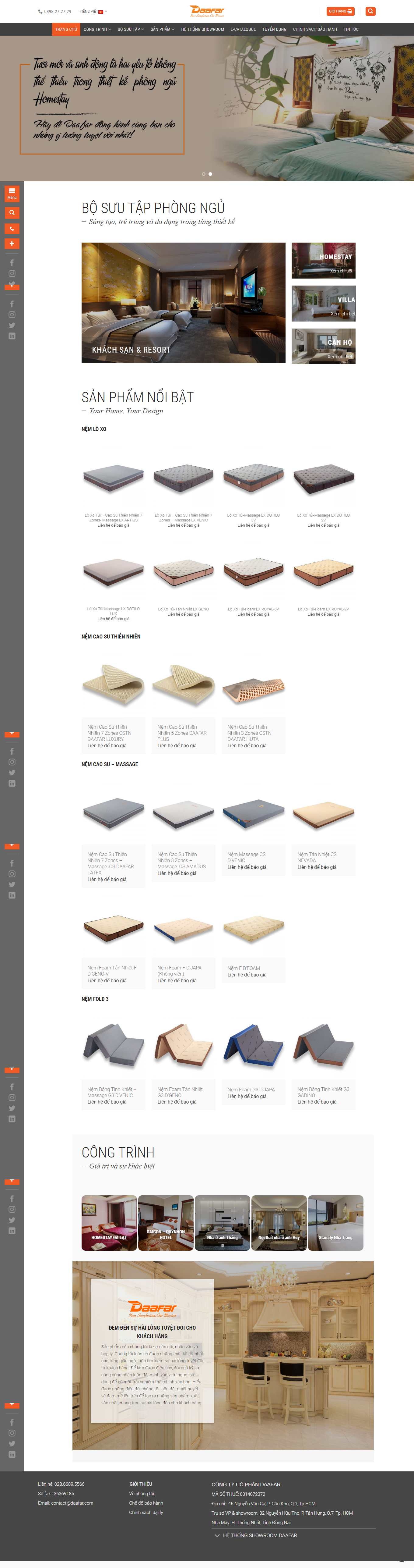 [judydrap] Thiết kế Website Web theo yêu cầu giá rẻ - mattressdaafarcom