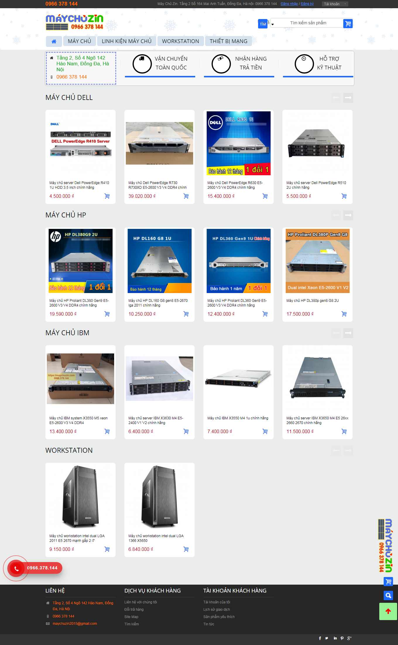 Thiết kế Website Web Máy tính Kỹ thuật số - maychuzincom