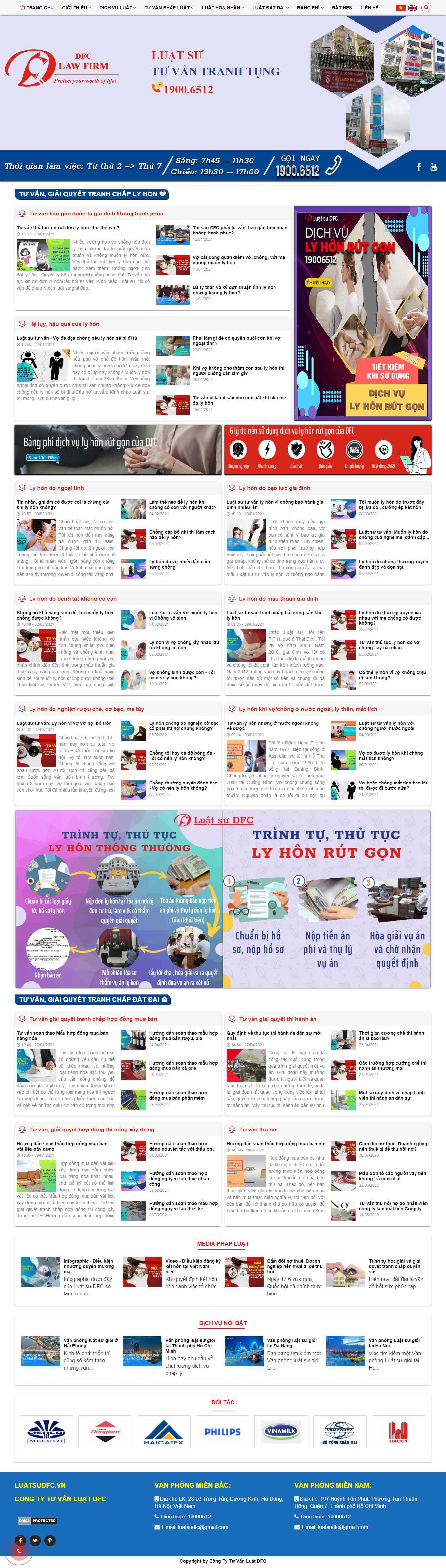 [luathuythanh] Thiết kế Website Web Luật Tòa án Tư vấn - luatsudfcvn