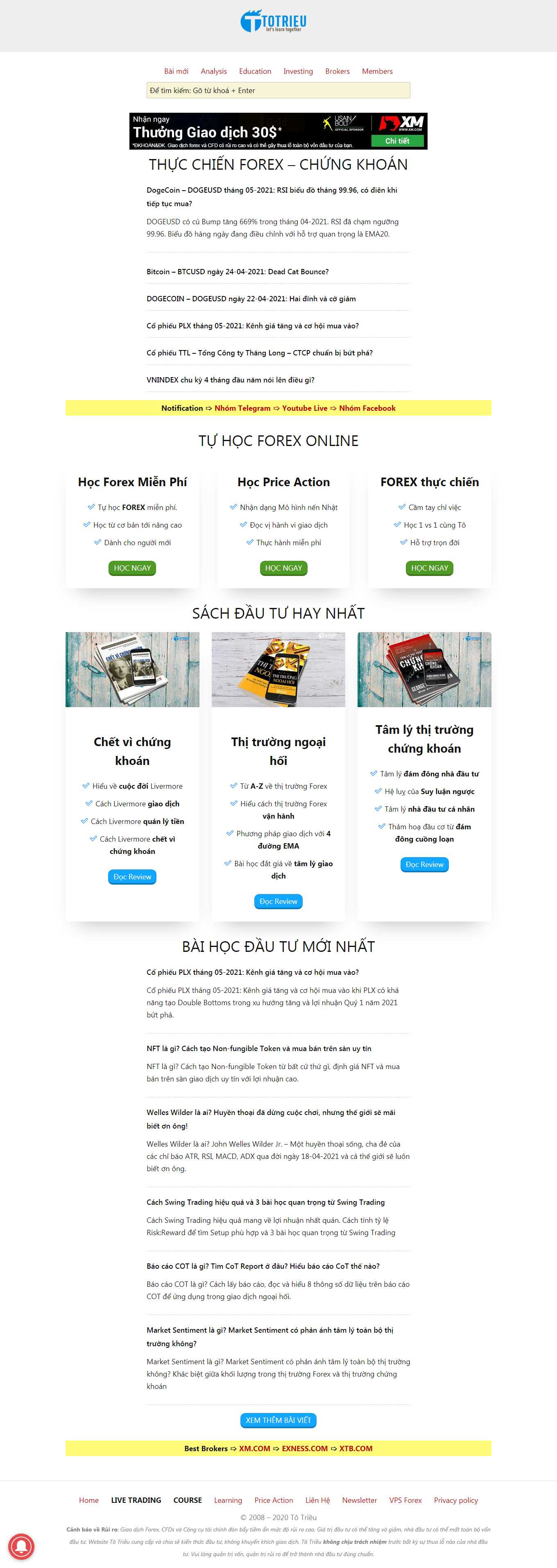 Thiết kế Website Web Chứng khoán Tài chính Forex - wwwtohaitrieunet