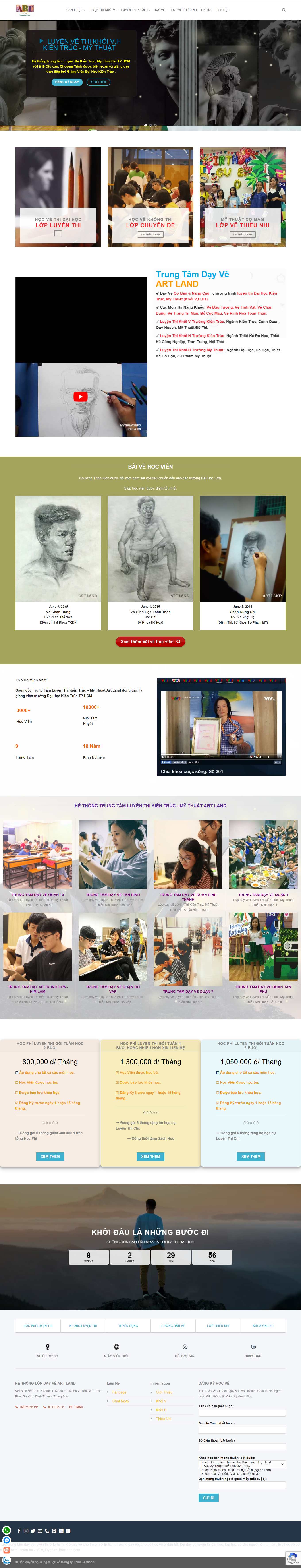 [amia] Thiết kế Website Web Nghệ thuật Mỹ thuật - mythuatinfo