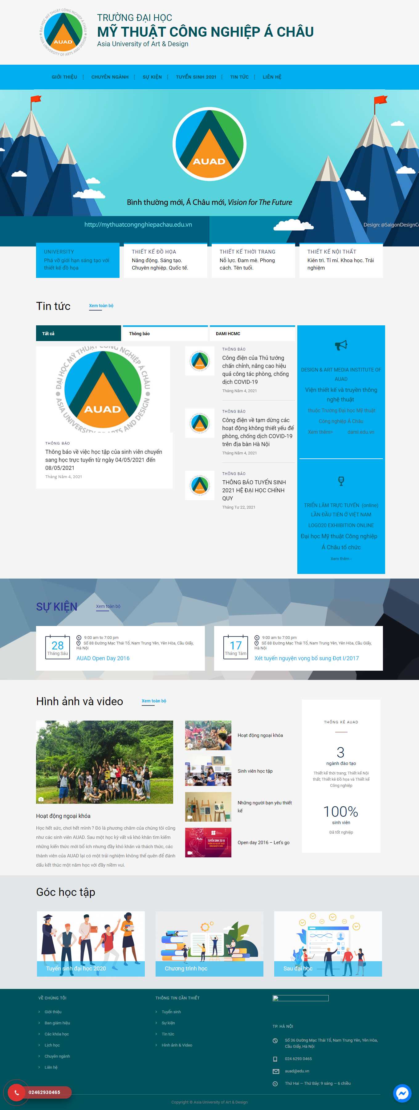 [amia] Thiết kế Website Web Nghệ thuật Mỹ thuật - mythuatcongnghiepachaueduvn