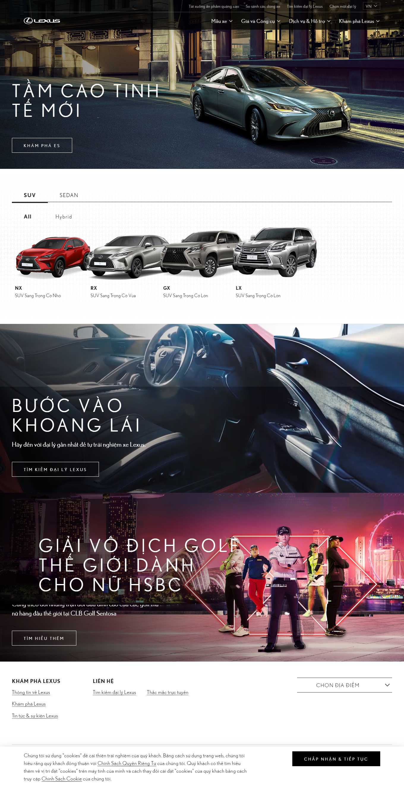[fordthanhxuan] Thiết kế Website Web Ô tô Xe máy - wwwlexuscomvn