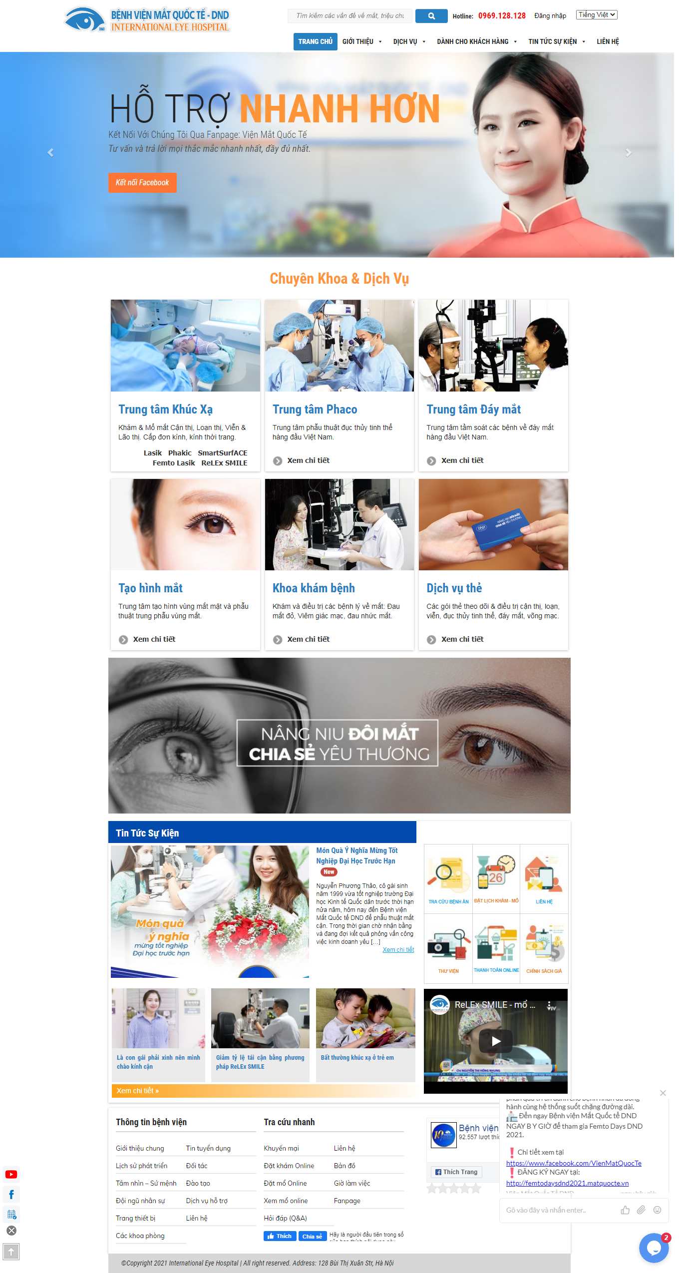 Thiết kế Website Web Sức Khỏe Y Tế Dược - matquoctevn