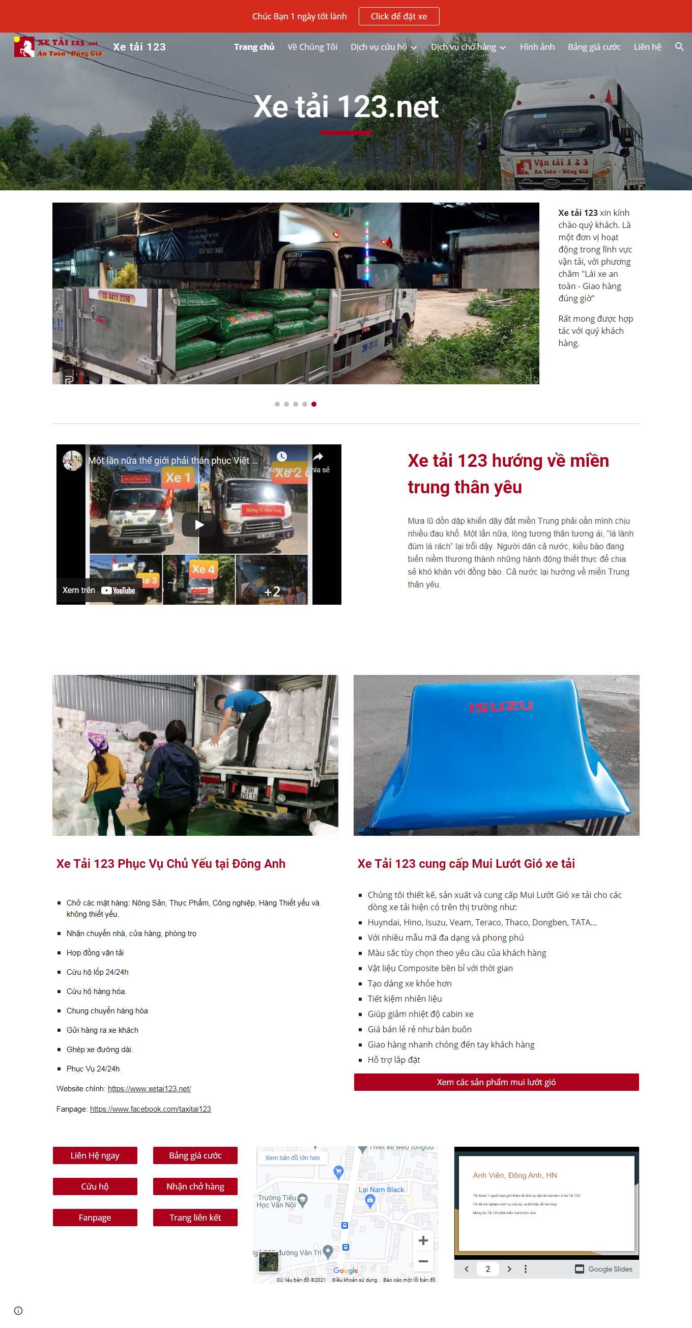 [khochung] Thiết kế Website Web Vận chuyển Kho bãi - wwwxetai123net