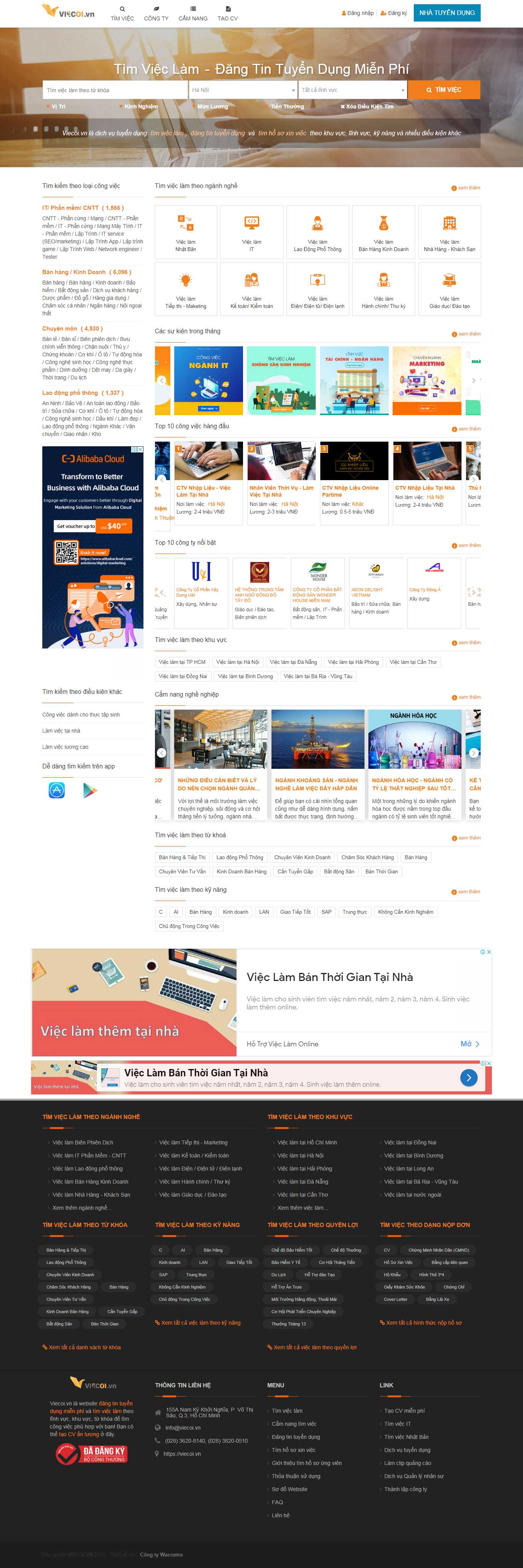 [mywork] Thiết kế Website Web tuyển dụng web việc làm - viecoivn