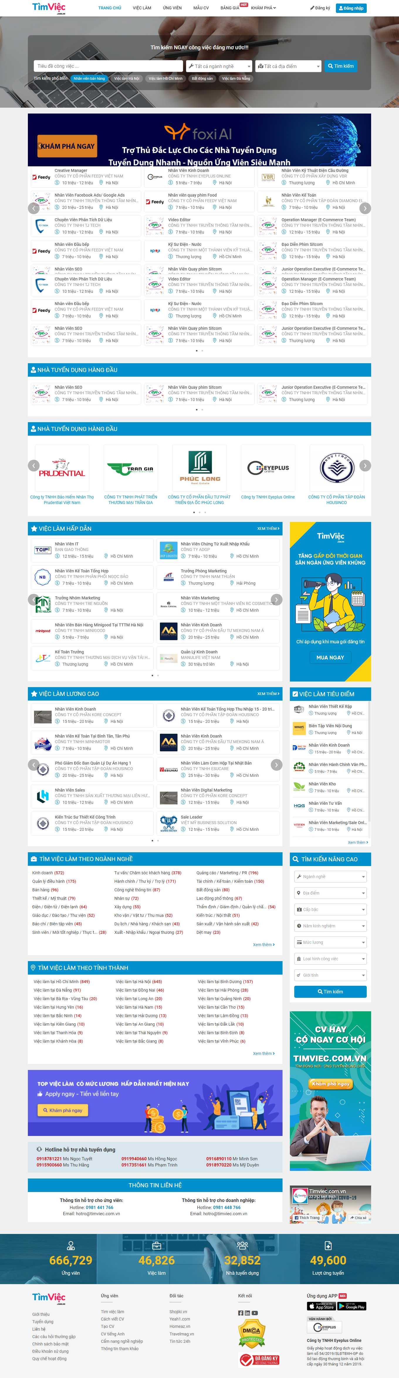 [mywork] Thiết kế Website Web tuyển dụng web việc làm - timvieccomvn