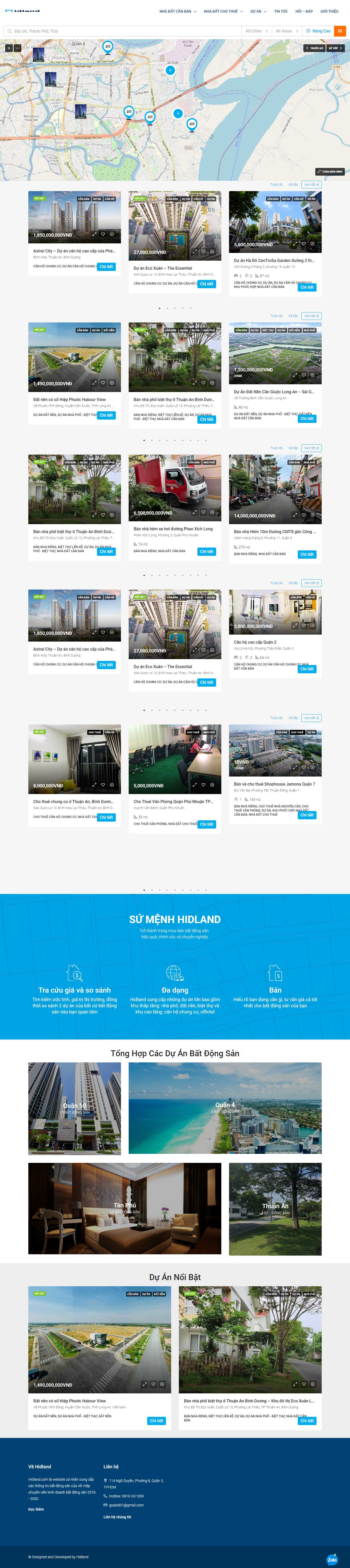 [themanorcentralpark-bitexco] Thiết kế Website Web web bất động sản web nhà đất - hidlandcom