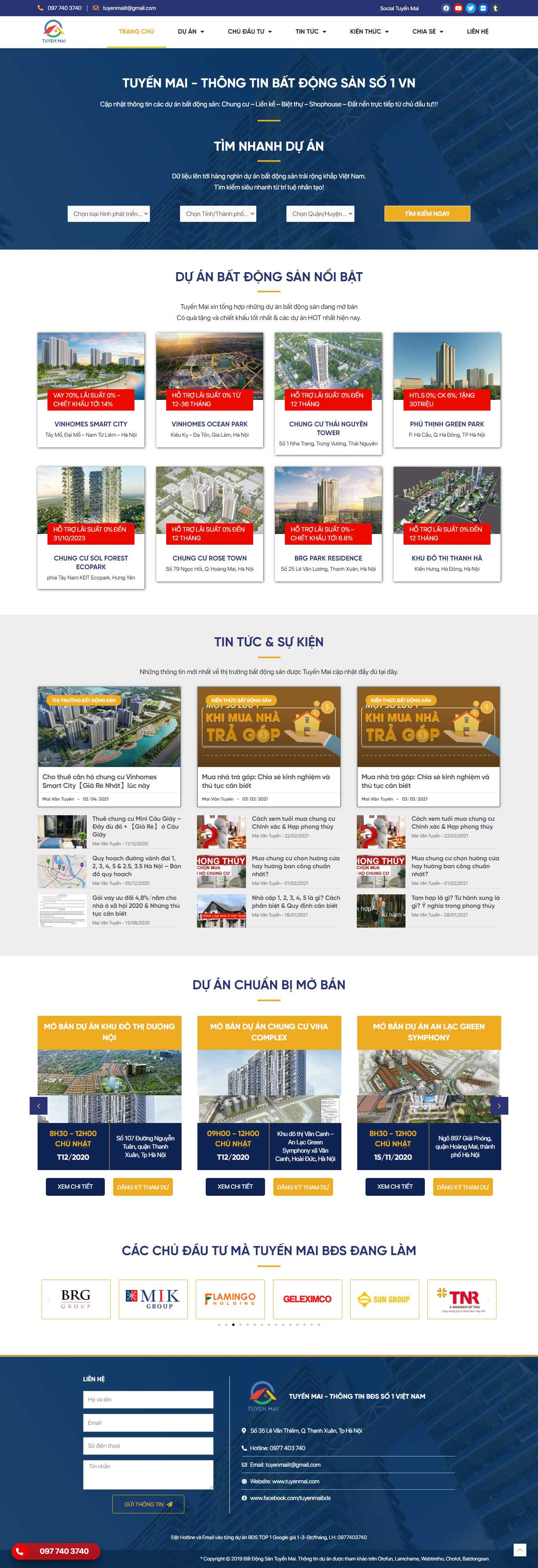 [themanorcentralpark-bitexco] Thiết kế Website Web web bất động sản web nhà đất - tuyenmaicom