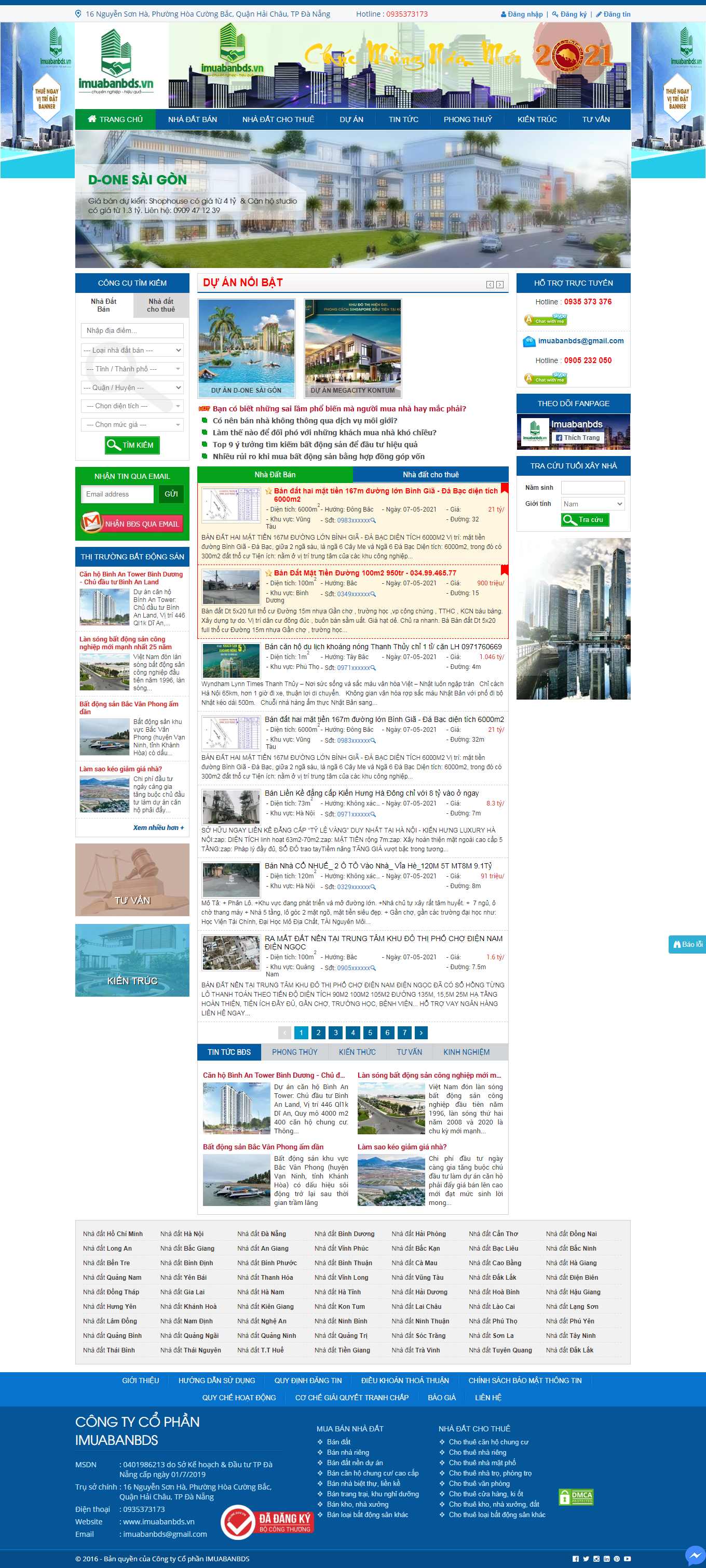 [themanorcentralpark-bitexco] Thiết kế Website Web web bất động sản web nhà đất - imuabanbdsvn