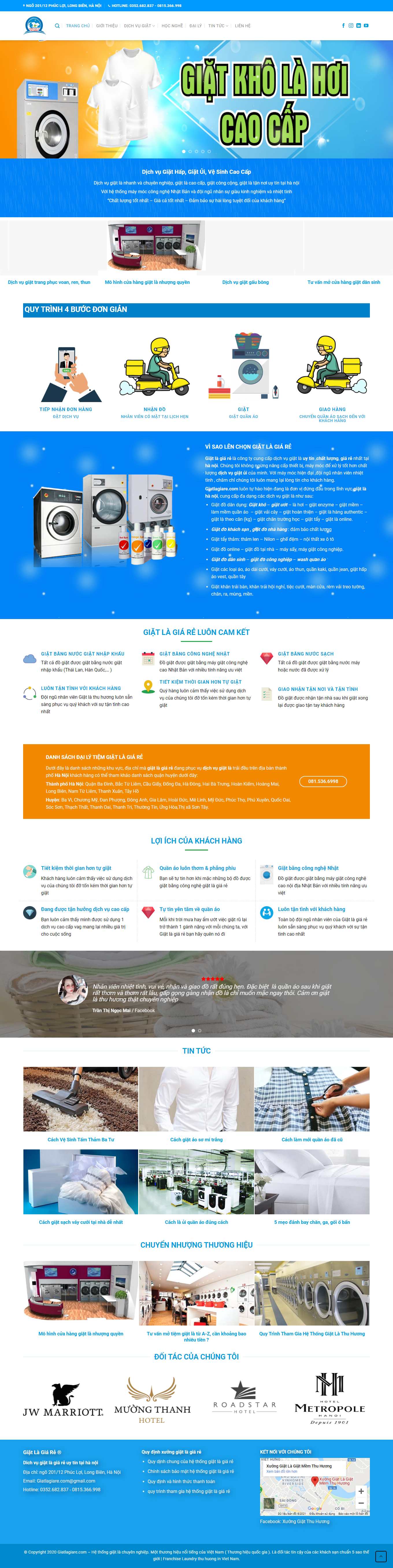 [giatlaonline] Thiết kế Website Web giặt là công nghiệp - giatlagiarecom
