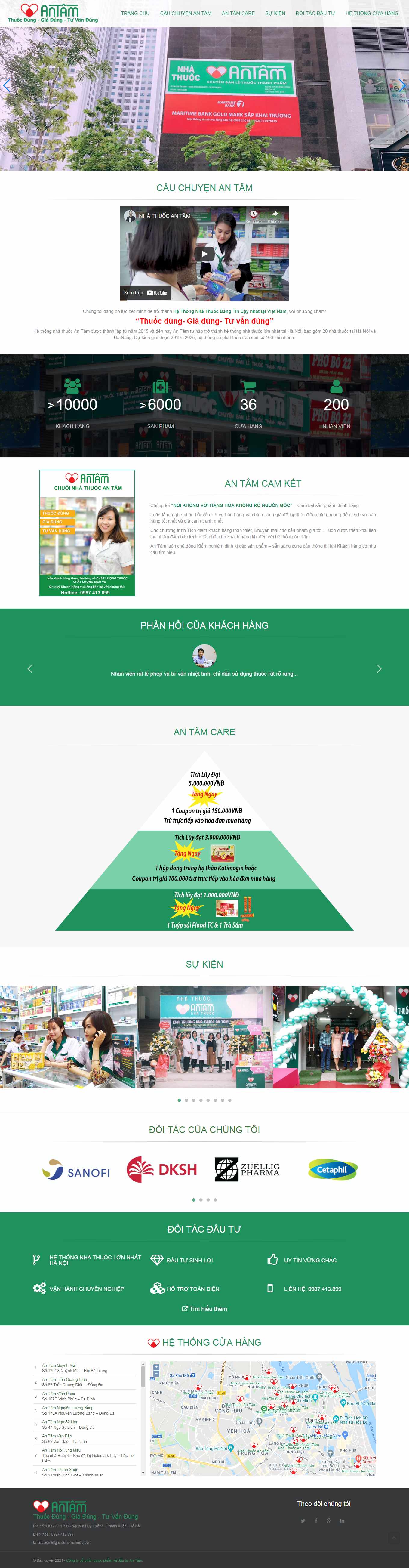 [pharmacy] Thiết kế Website Web nhà thuốc - antapharcom