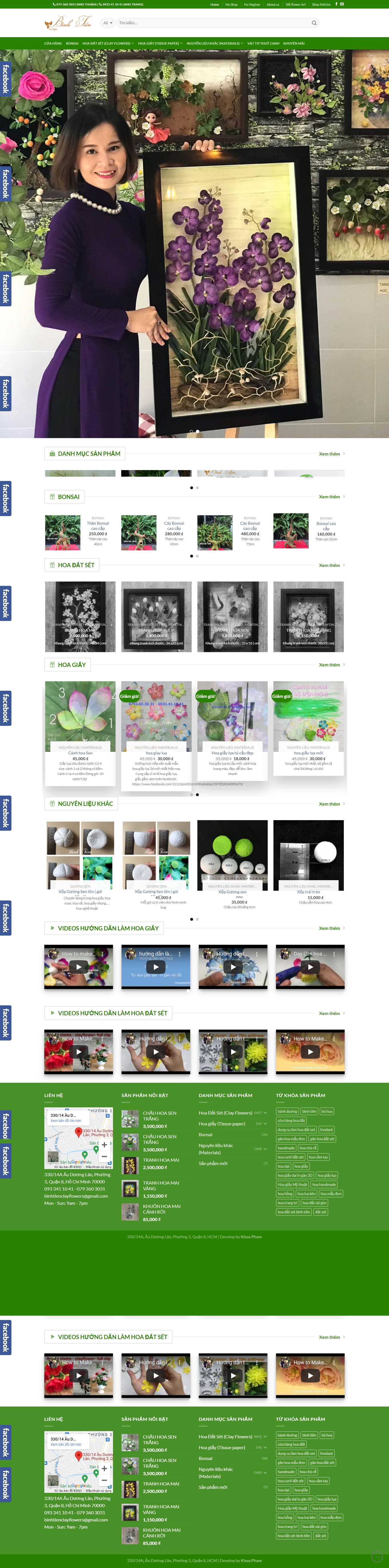 [kheotay] Thiết kế Website Web bán đồ handmade - hoadatsetbinhtiencom