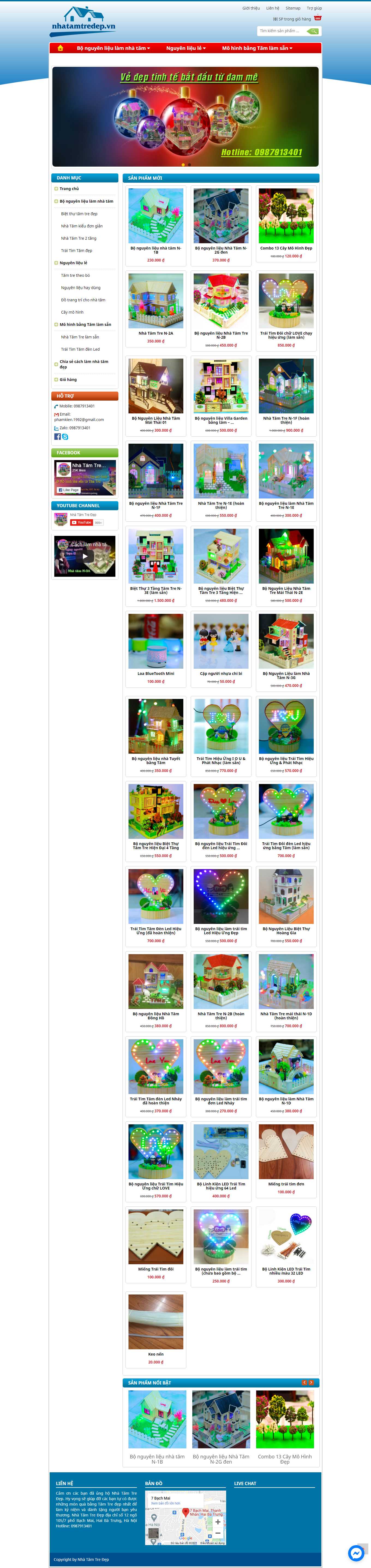 [kheotay] Thiết kế Website Web bán đồ handmade - nhatamtredepvn