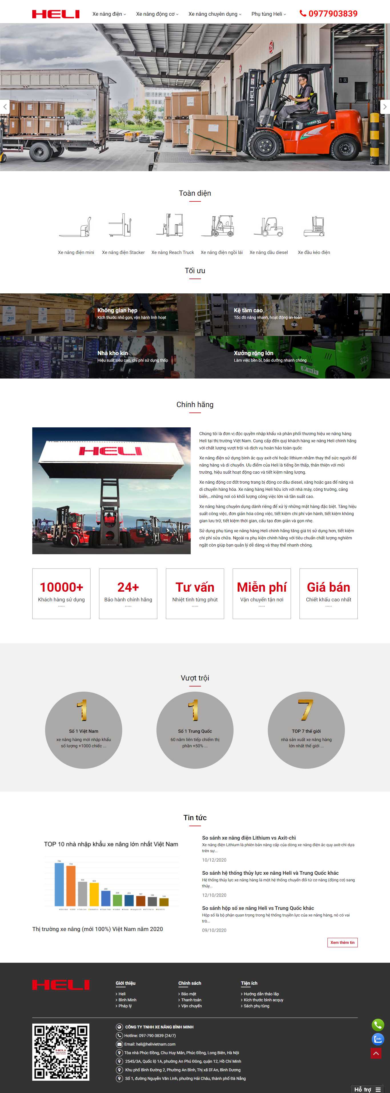 [tiendatsteel] Thiết kế Website Web tập đoàn tổng công ty - xenanghelicom