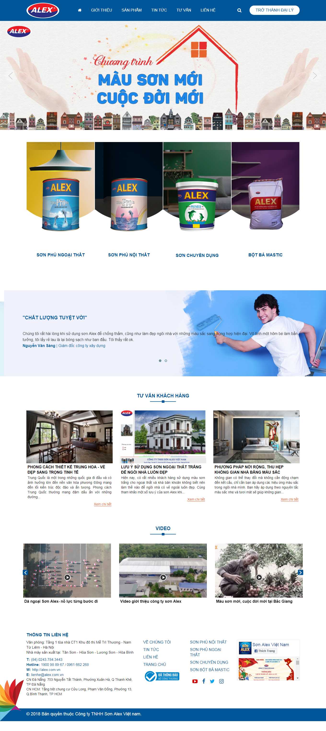 [tiendatsteel] Thiết kế Website Web tập đoàn tổng công ty - alexcomvn