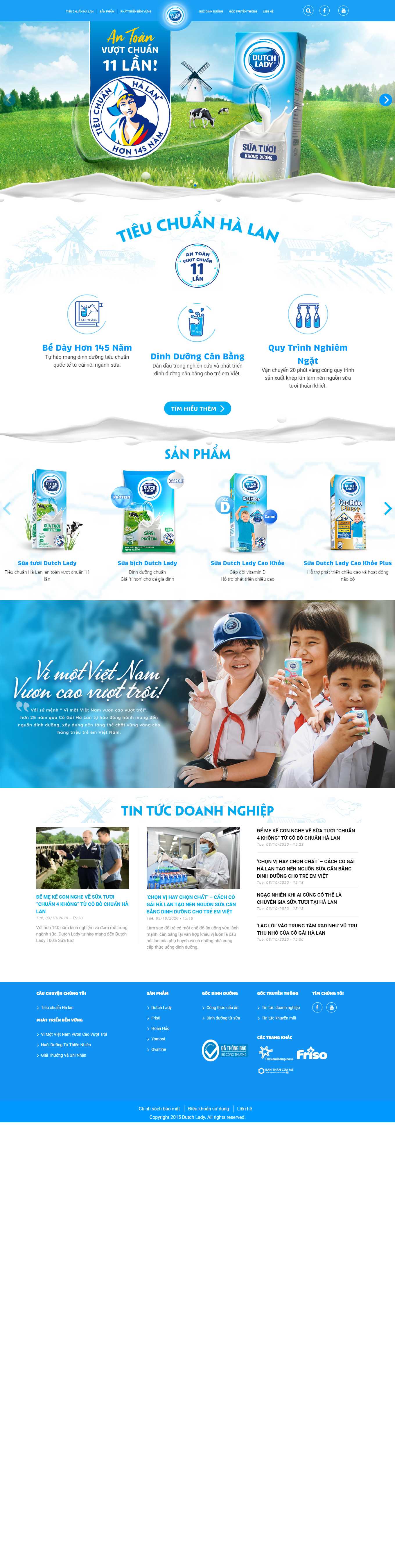 [tiendatsteel] Thiết kế Website Web tập đoàn tổng công ty - dutchladycomvn