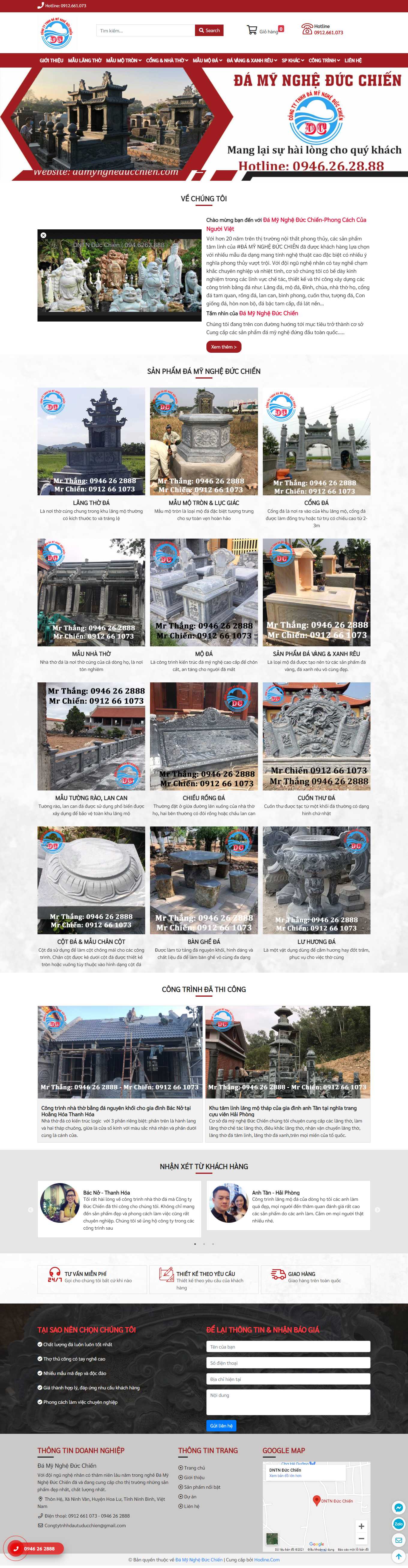 [langmoda] Thiết kế Website Web đá mỹ nghệ - damyngheducchiencom