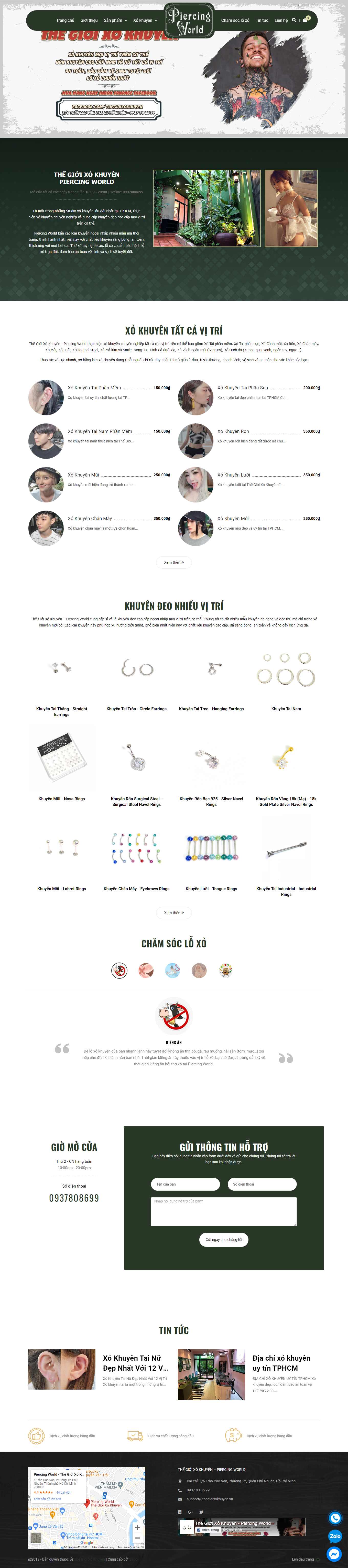 [skymond] Thiết kế Website Web vàng bạc, đá quý, trang sức - thegioixokhuyenvn