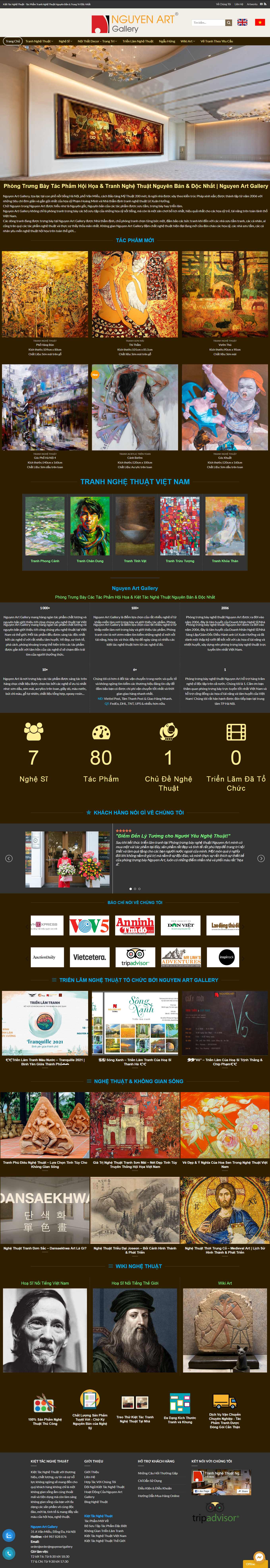 [vietcanvas] Thiết kế Website Web bán khung tranh ảnh - wwwkiettacnghethuatcom