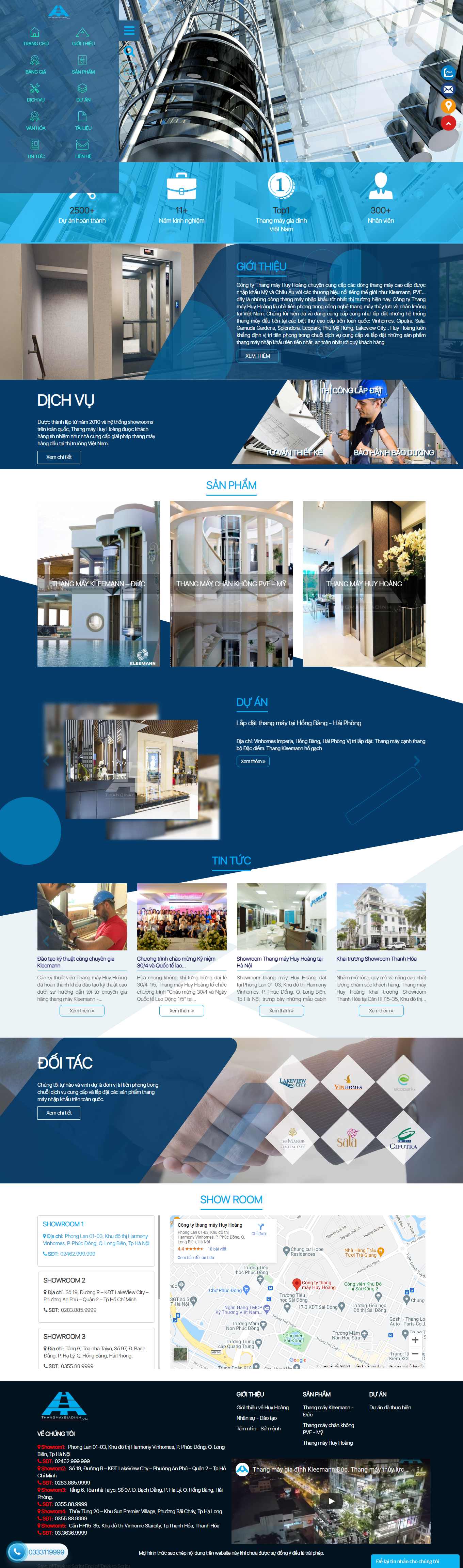 [dichvuthangmay] Thiết kế Website Web bán thang máy - thangmaygiadinhvn
