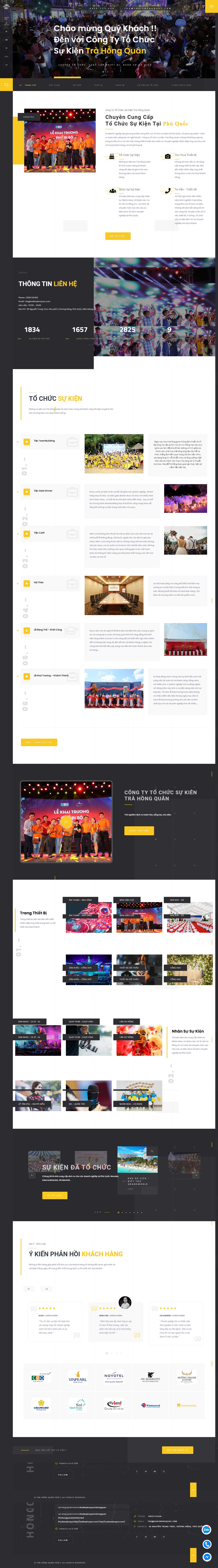 [hoabinhevents] Thiết kế Website Web tổ chức sự kiện, truyền thông - sukienphuquoccom