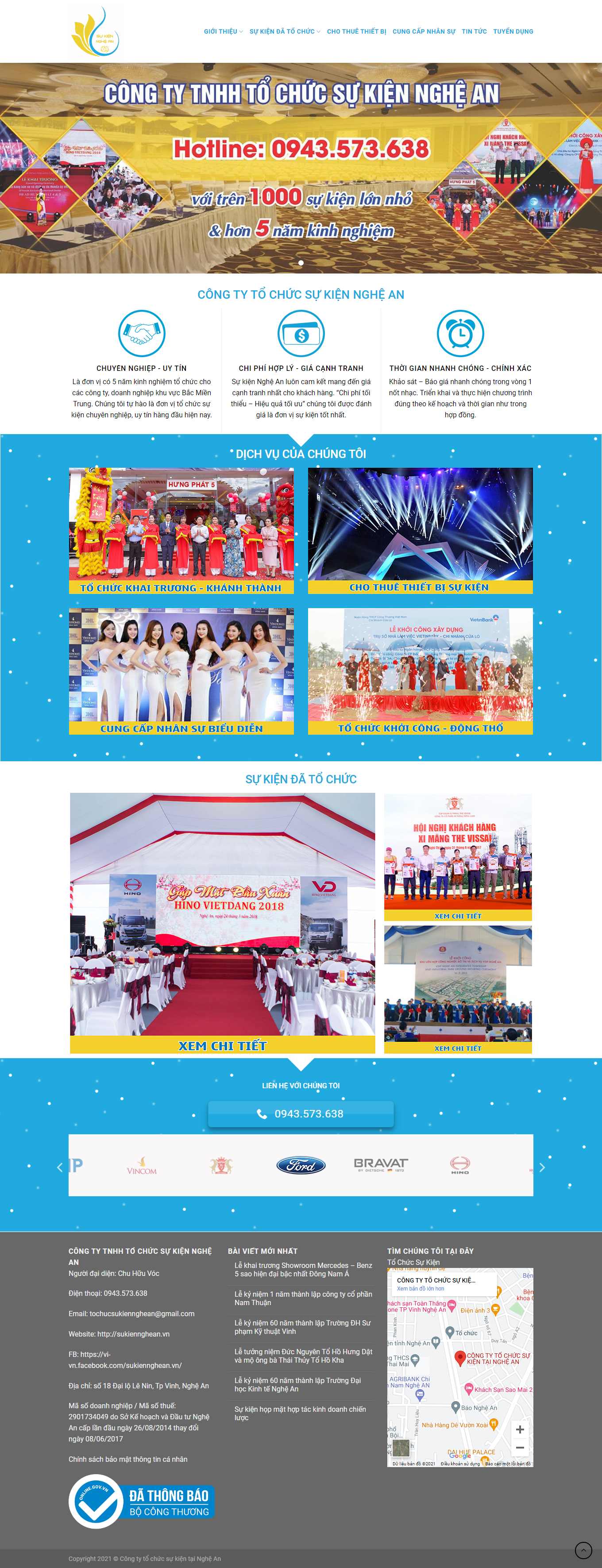 [hoabinhevents] Thiết kế Website Web tổ chức sự kiện, truyền thông - sukienngheanvn