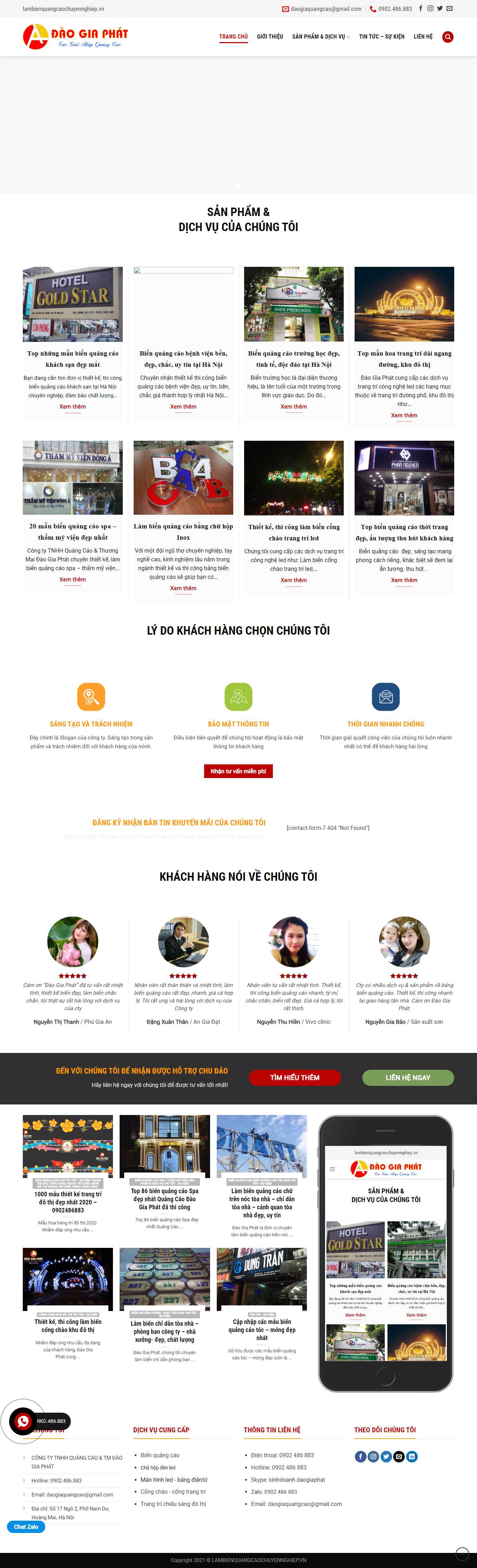 [quangcaonetviethn] Thiết kế Website Web làm biển quảng cáo - lambienquangcaochuyennghiepvn