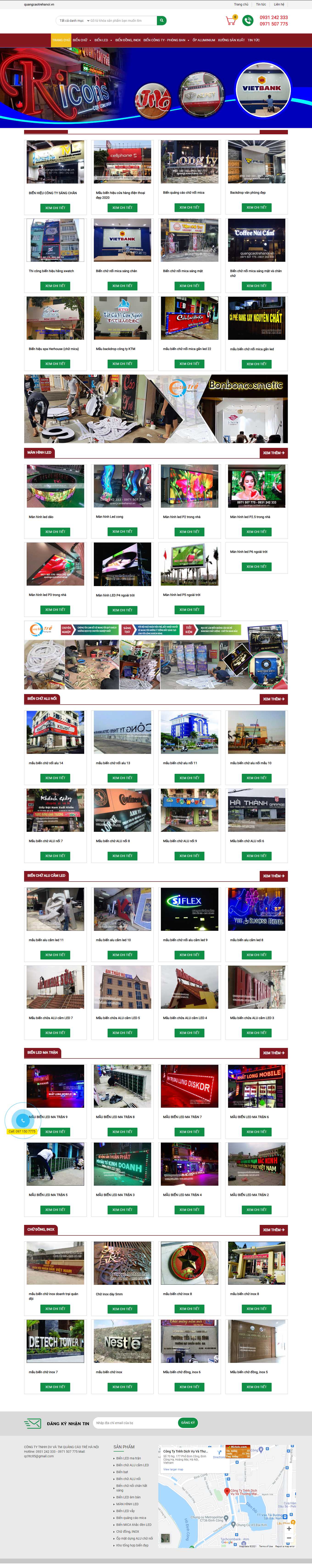 [quangcaonetviethn] Thiết kế Website Web làm biển quảng cáo - quangcaotrehanoivn