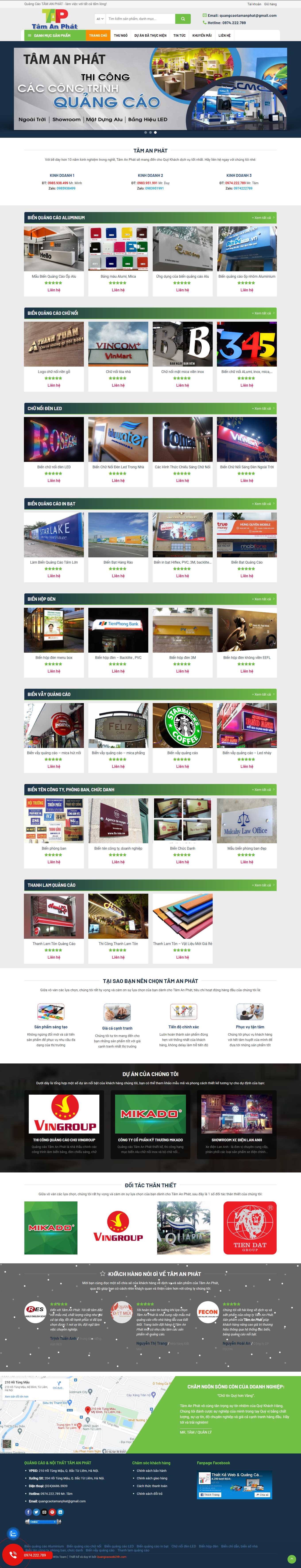 [quangcaonetviethn] Thiết kế Website Web làm biển quảng cáo - quangcaotamanphatvn