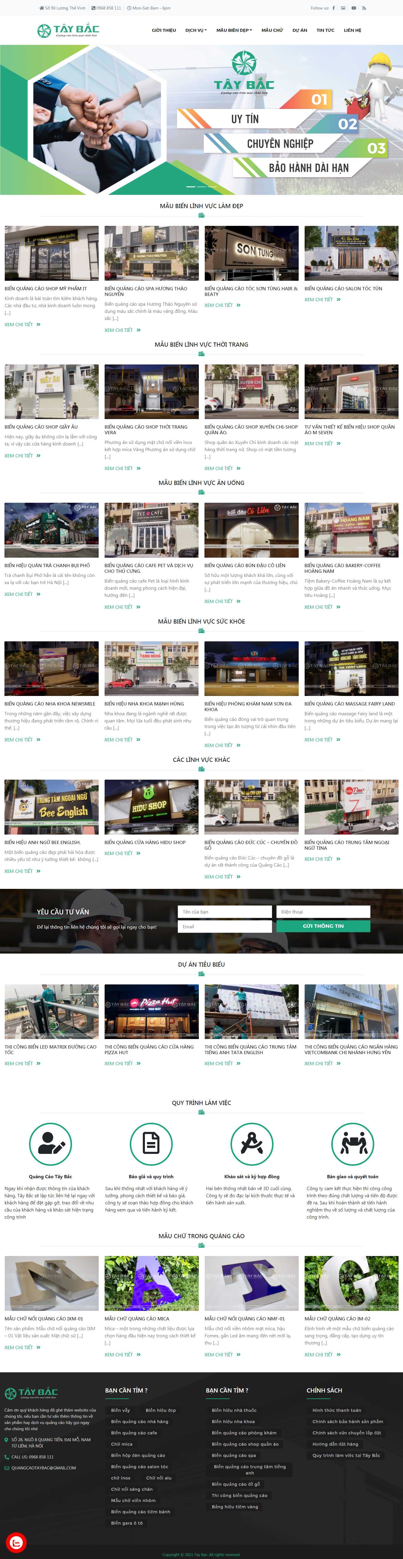 [quangcaonetviethn] Thiết kế Website Web làm biển quảng cáo - quangcaotaybaccom