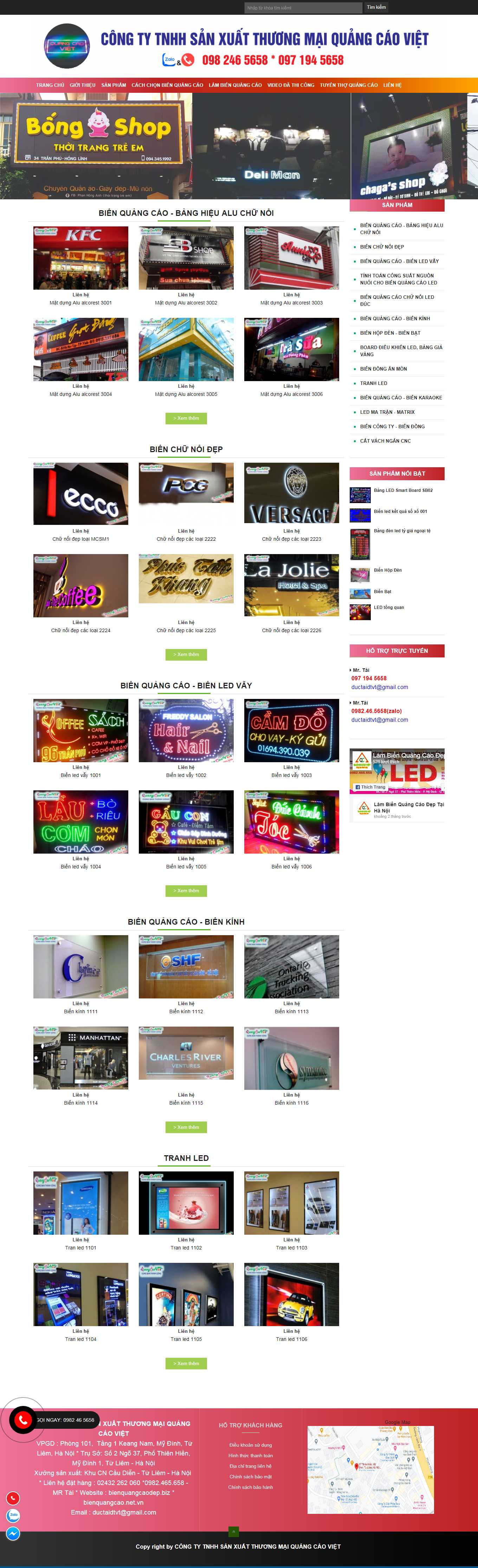 [quangcaonetviethn] Thiết kế Website Web làm biển quảng cáo - bienquangcaodepbiz