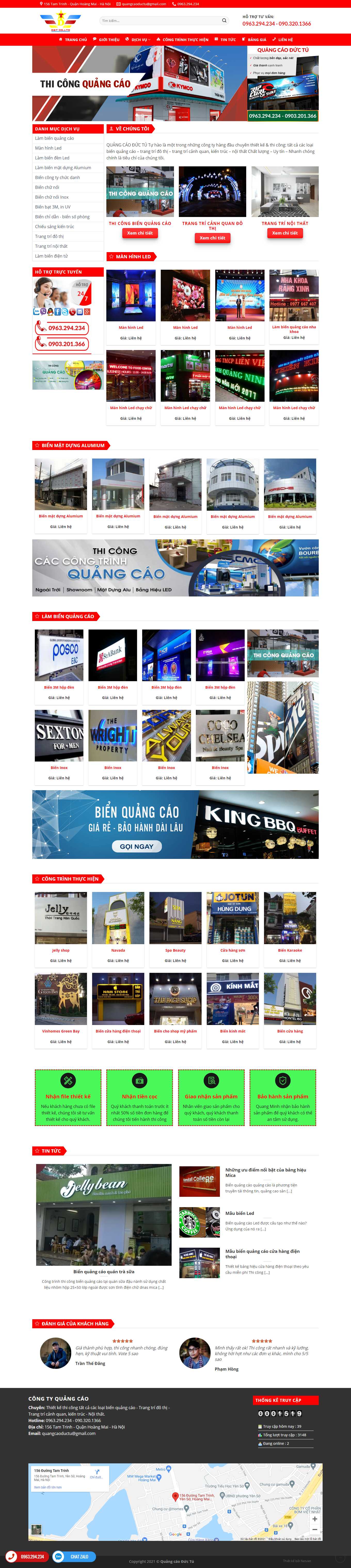 [quangcaonetviethn] Thiết kế Website Web làm biển quảng cáo - quangcaoductucom