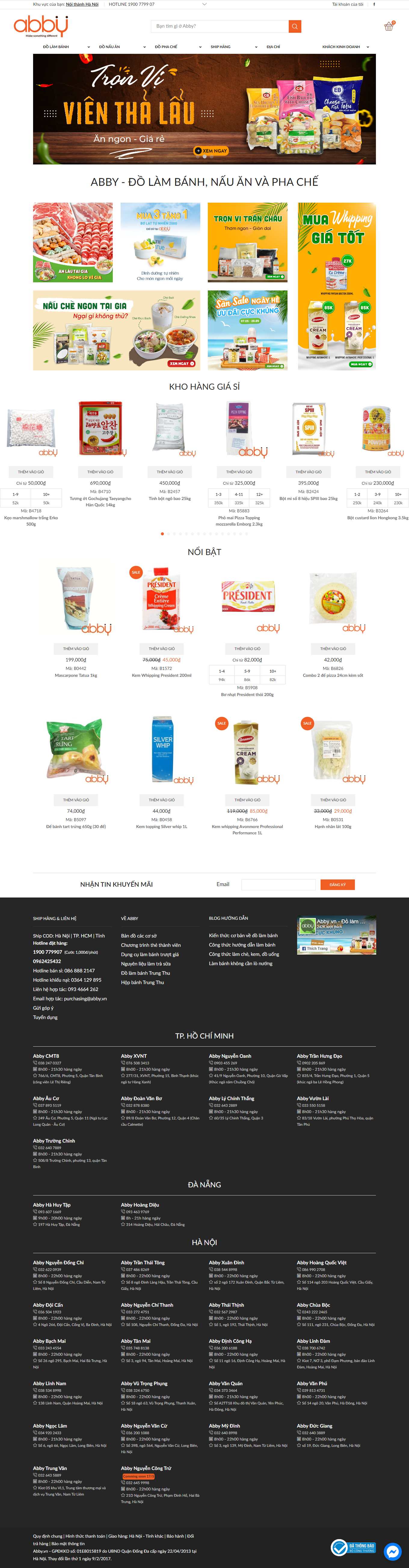 [pizzasunflower] Thiết kế Website Web bán bánh pizza - abbyvn