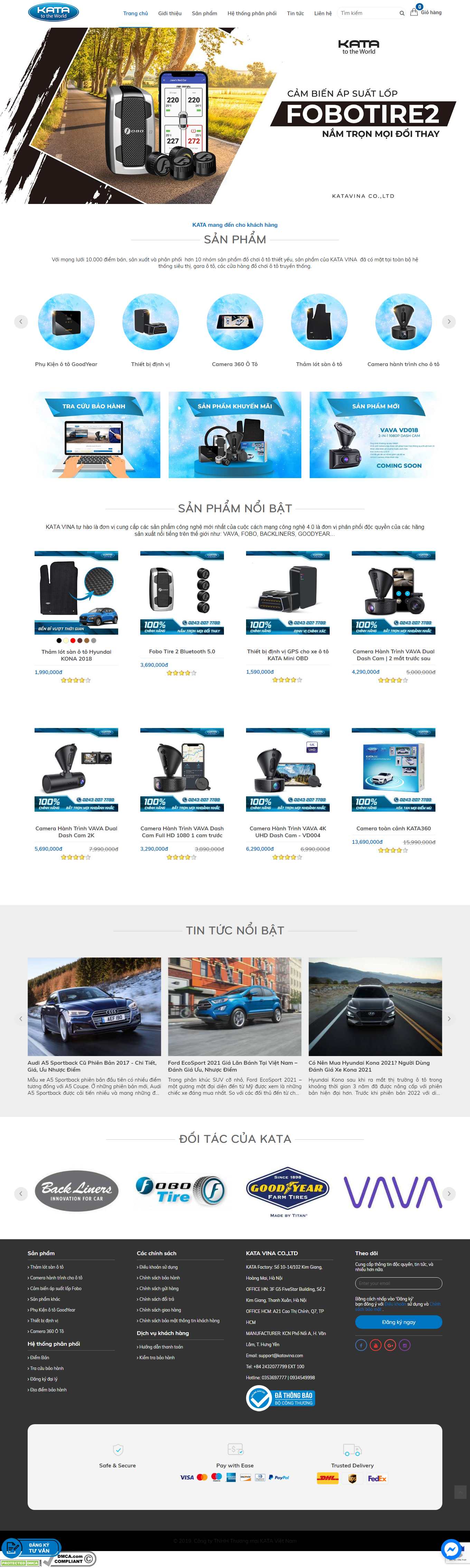 [shopxehoi] Thiết kế Website Web bán đồ chơi ô tô, linh kiện ô tô - katavinacom