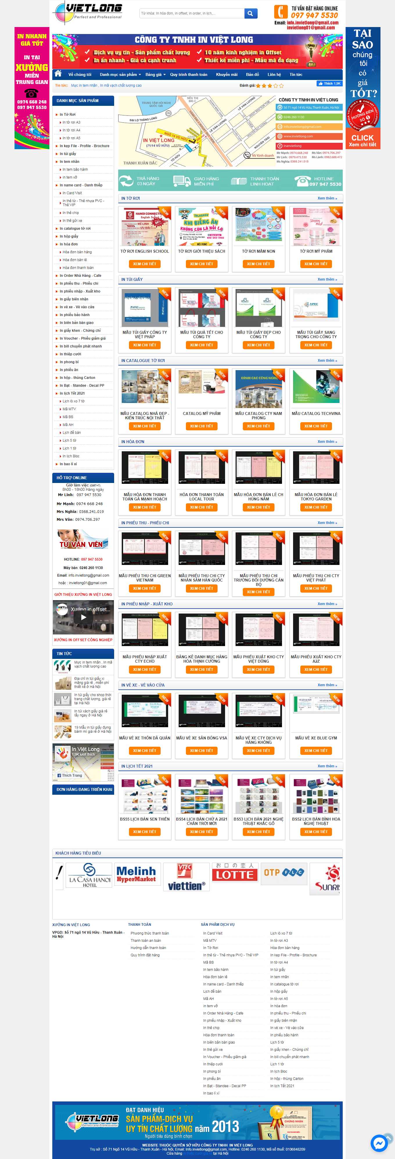 [tienlixidoc] Thiết kế Website Web bán phong bao lì xì - invietlongcom