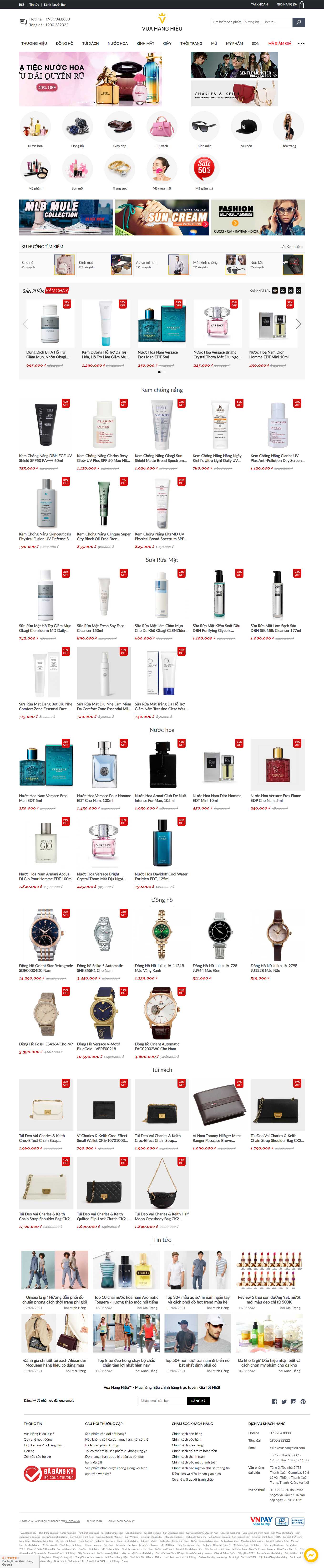 [qing68] Thiết kế Website Web bán đồ xách tay, hàng order - vuahanghieucom