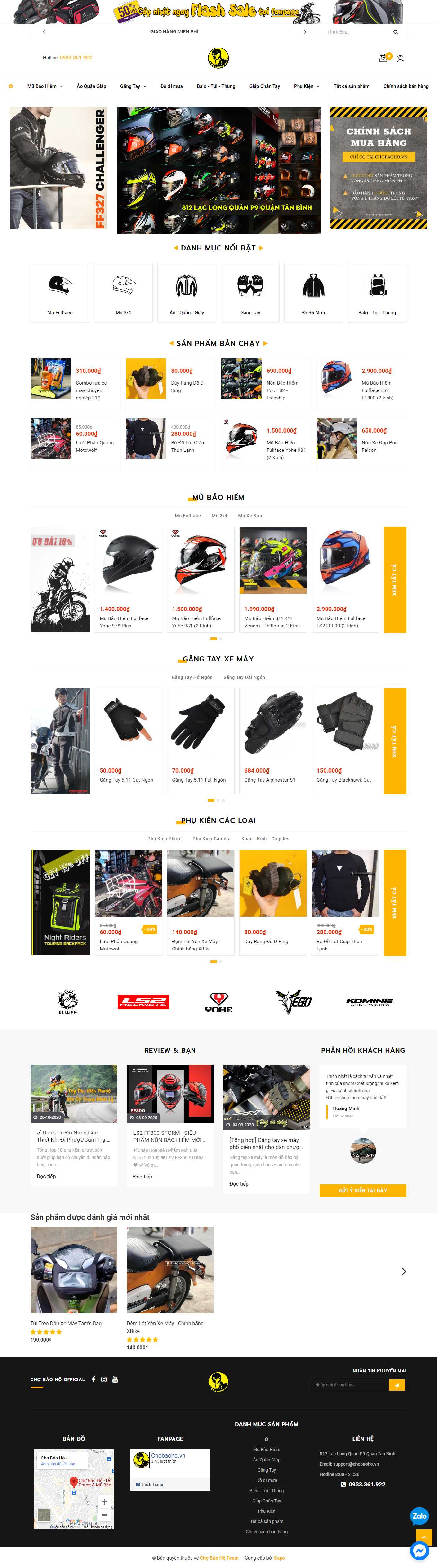 [phuotbuistore] Thiết kế Website Web bán đồ phượt, vật dụng du lịch bụi - chobaohovn